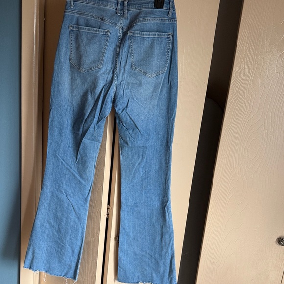 Knox Rose Light Blue Flare Jeans - Picture 5 of 6